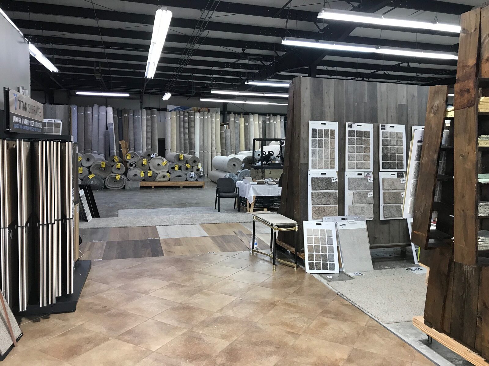 Carpet and flooring selections
