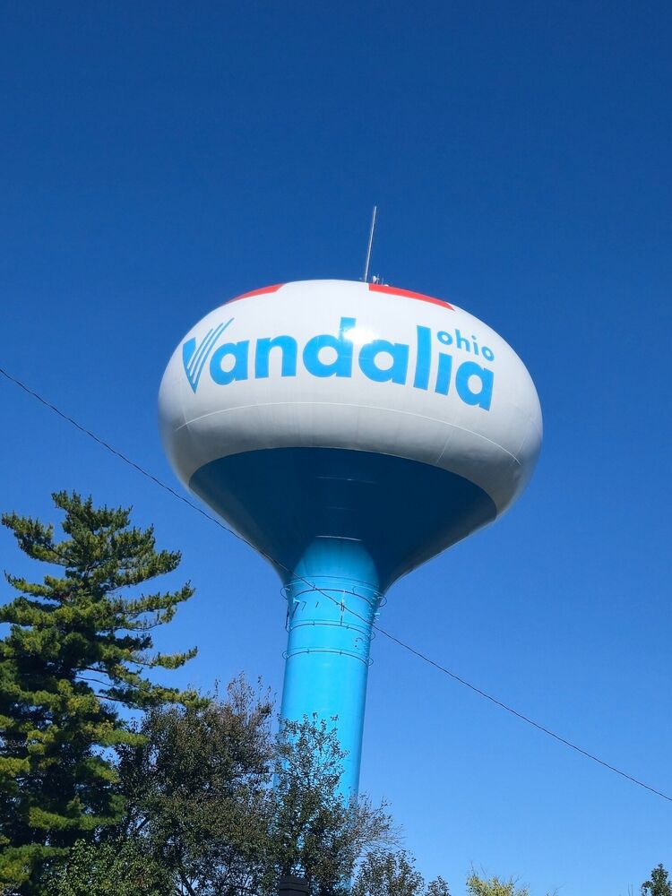 Vandalia, Ohio water tower