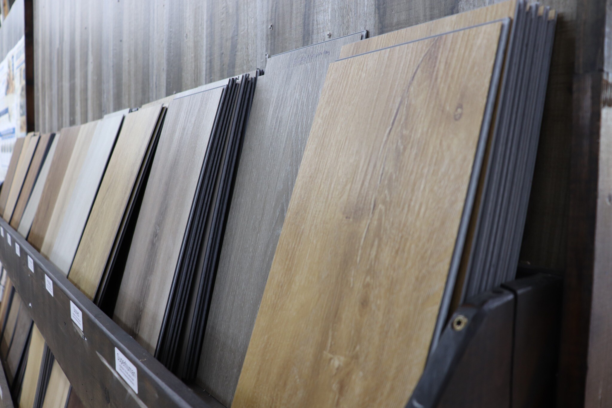 Waterproof flooring samples for Kettering homes
